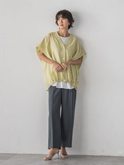 【WEB限定/大きいサイズ】“まるでデニム見え”ワイドパンツ