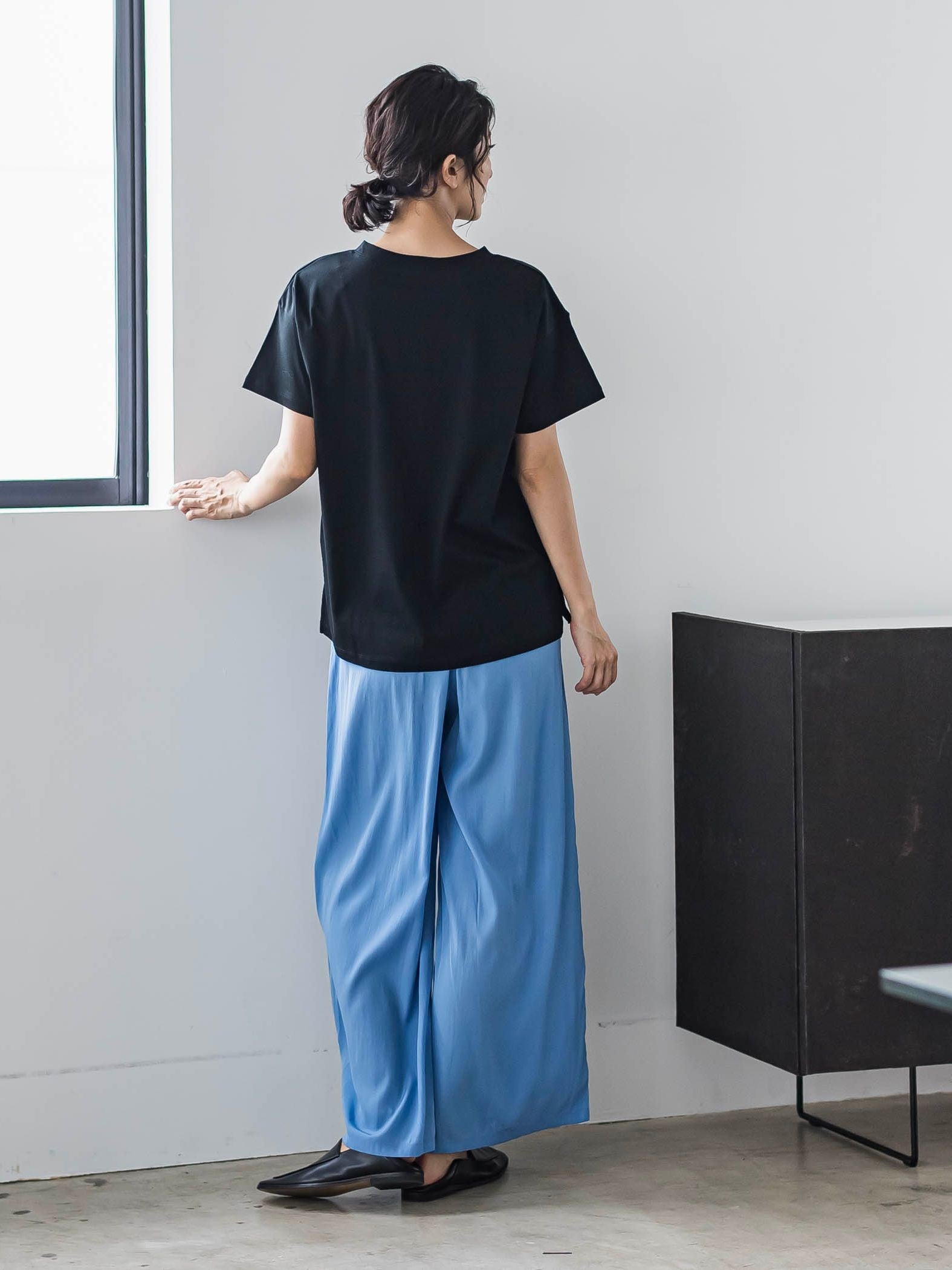 【J Lounge限定】la.f...ロゴTシャツ≪手洗い可能≫