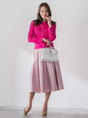 タフタフレアスカート