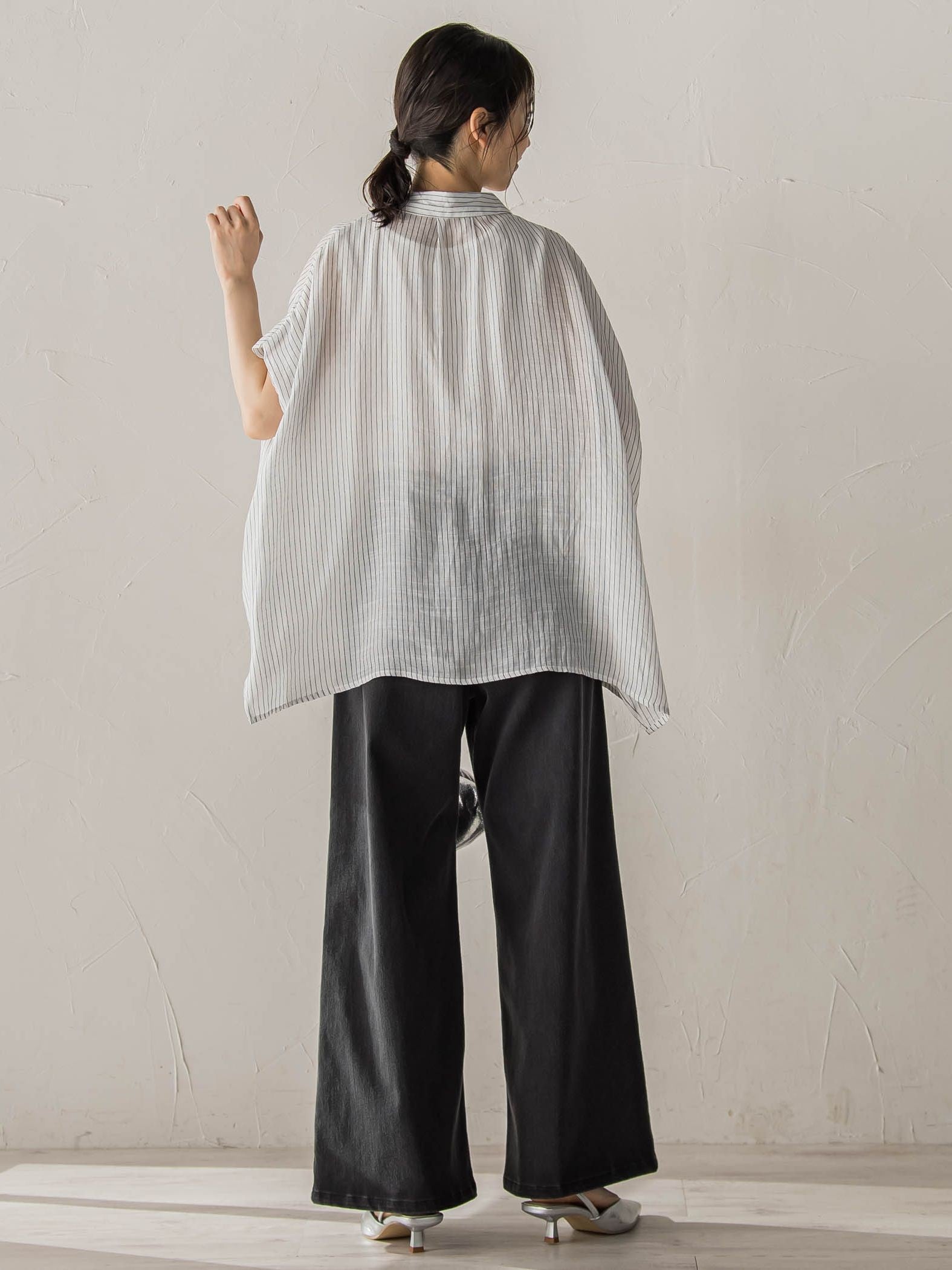 【WEB限定カラーあり】ドルマンブラウス+タンクSET