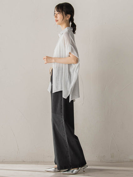 【WEB限定カラーあり】ドルマンブラウス+タンクSET