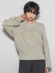 【WEB限定】ラメフェザーニット≪手洗い可能≫