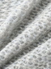 【WEB限定】モヘヤラメVネックショートプルオーバー≪手洗い可能≫