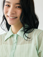 ヴィスコースポロニットプルオーバー