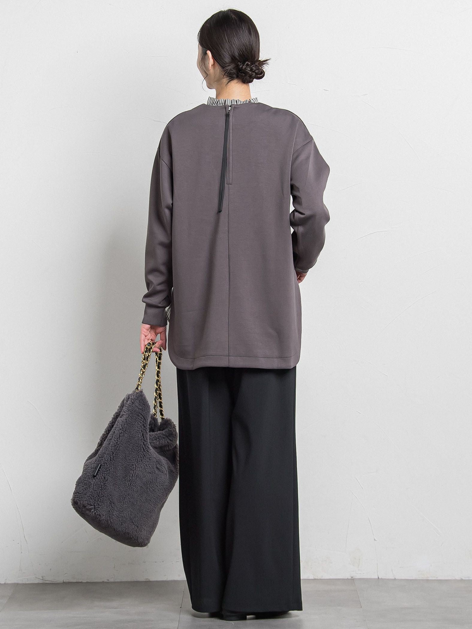 【WEB限定】Active Beautyワイドパンツ≪洗濯機で洗える≫