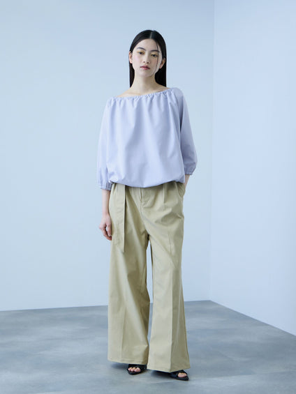 【キレカジ】撥水バルーンブラウス