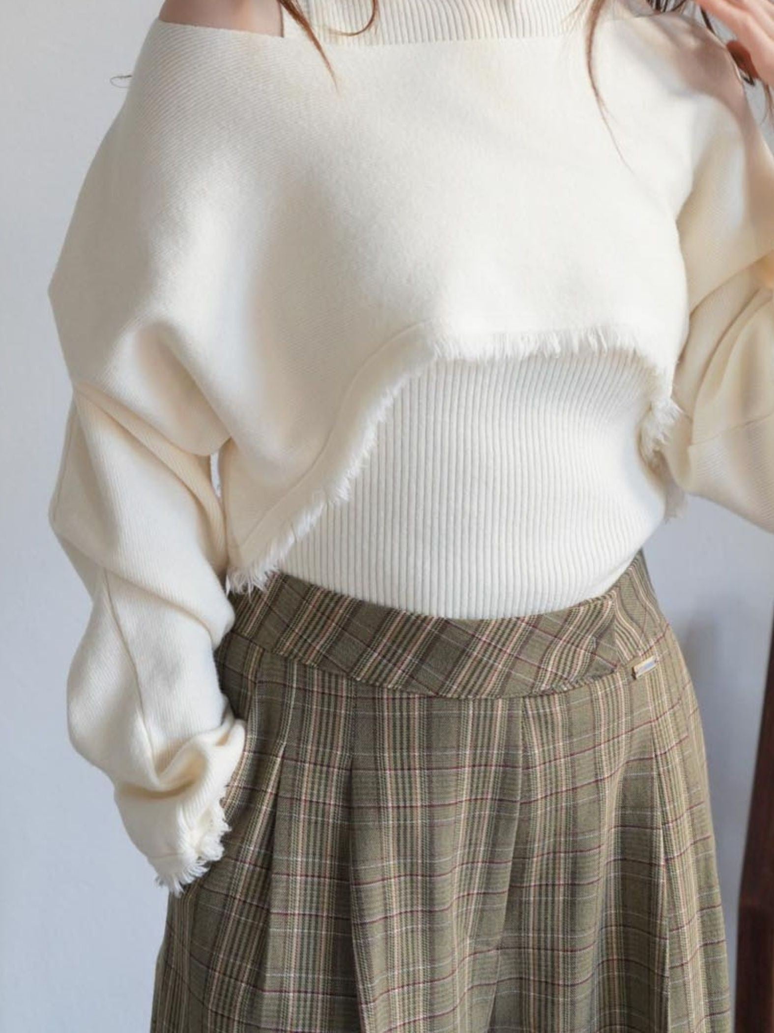 Glen Check Wide Pants［under150cmさんもオススメ］≪手洗い可能≫