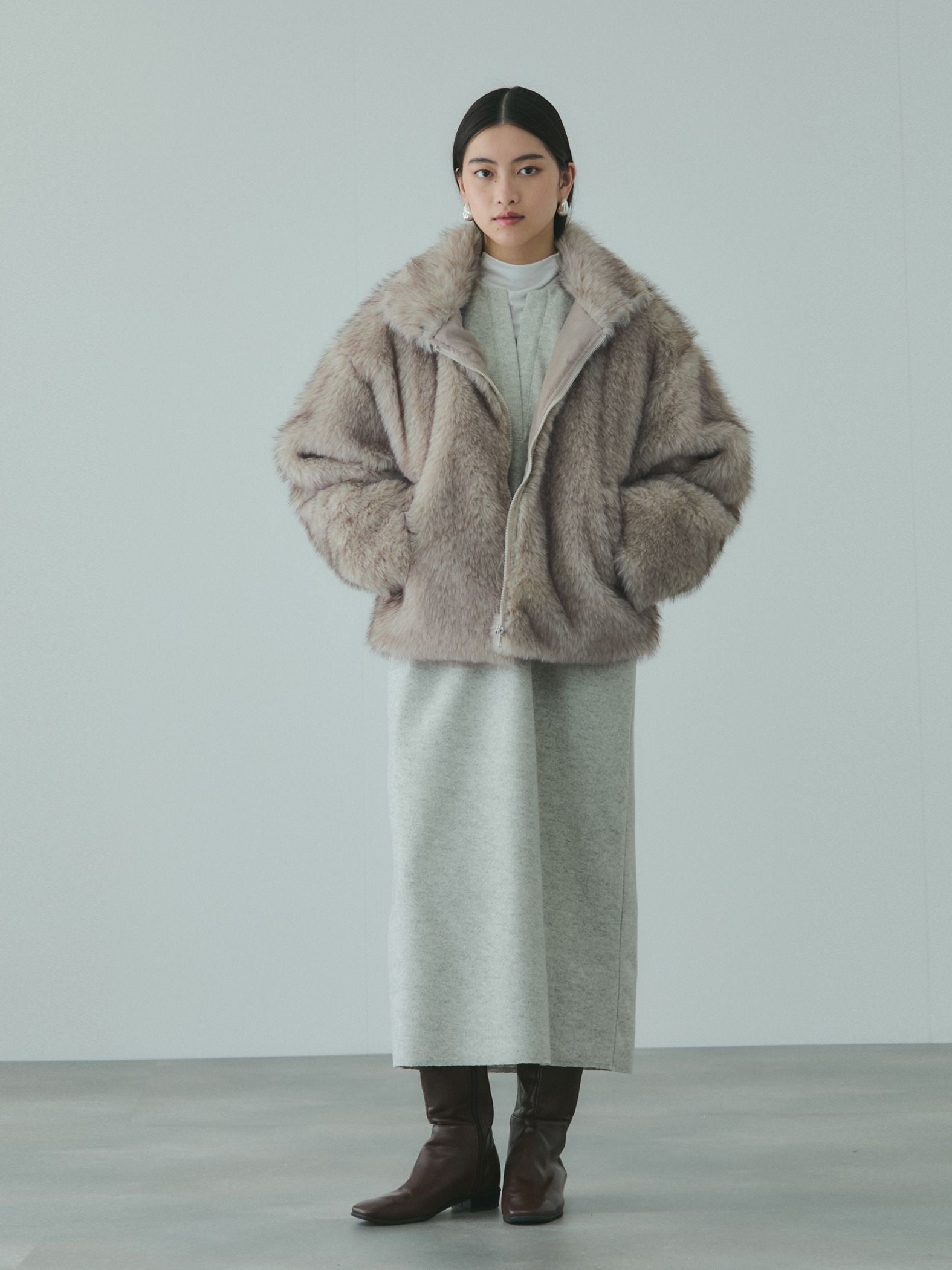 フェイクファージャケット