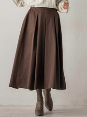 タフタタックスカート≪洗濯機で洗える≫