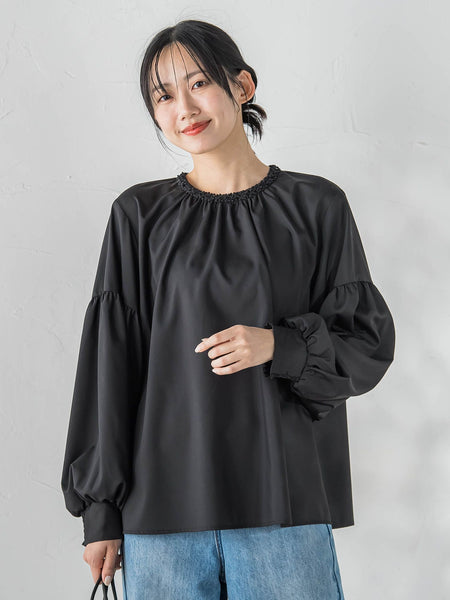 ブレードブラウス≪洗濯機で洗える≫