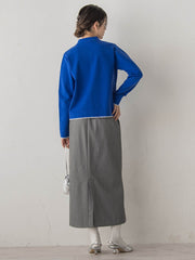 スーパーストレッチステンカーディガン≪洗濯機で洗える≫