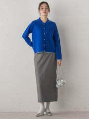 スーパーストレッチステンカーディガン≪洗濯機で洗える≫