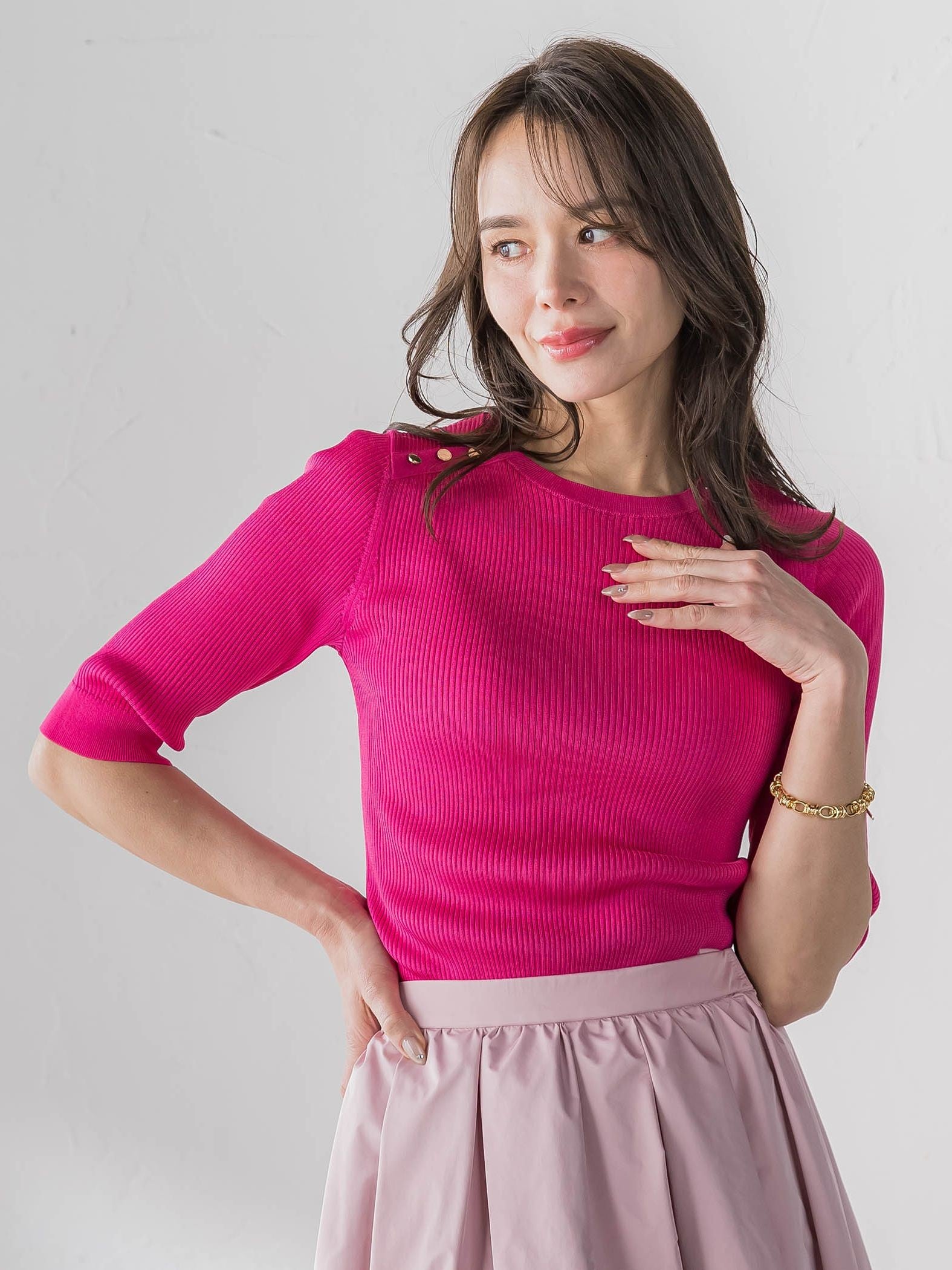 LUCINDAリブニット