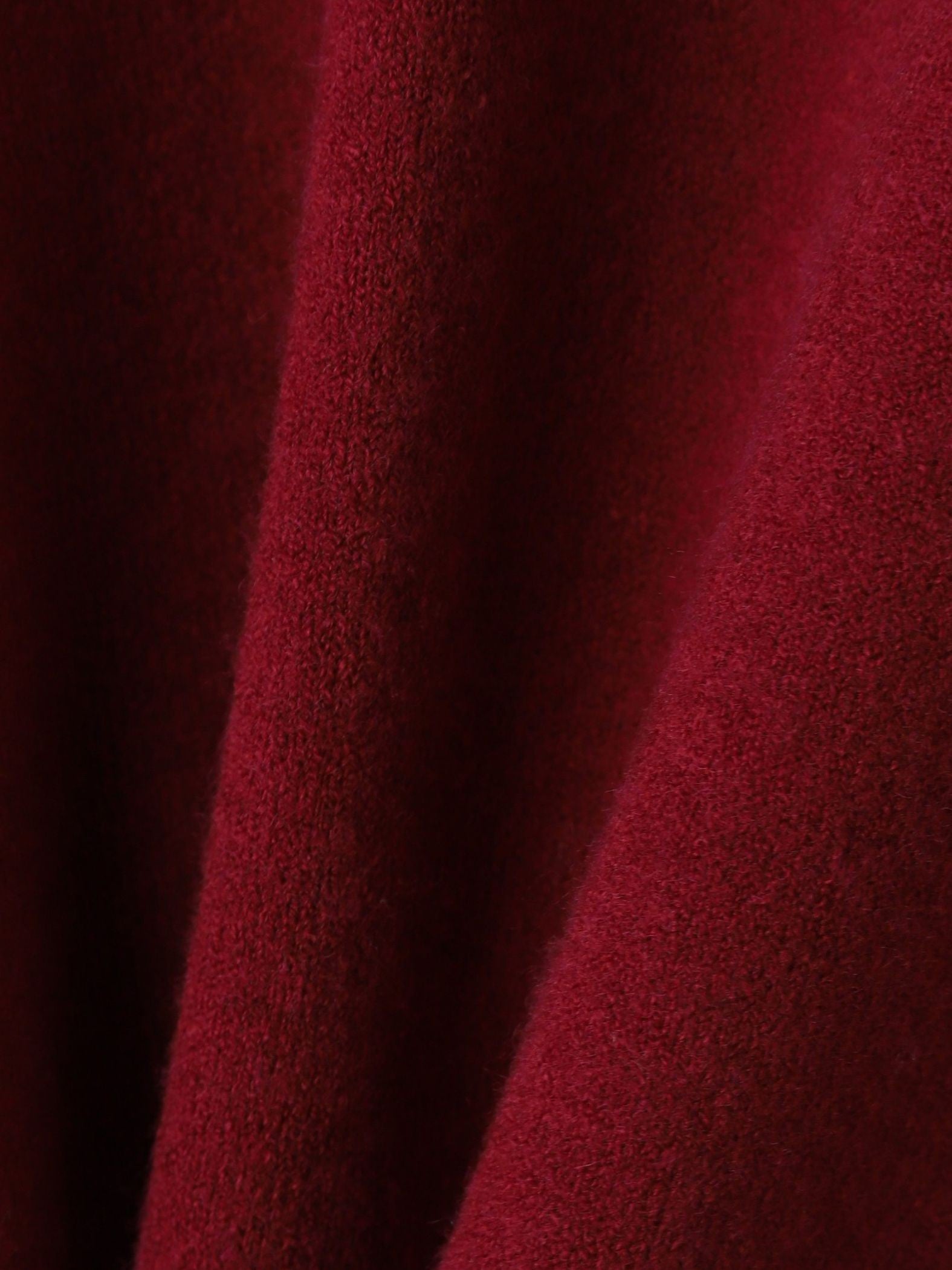 【ふわもち】Vネックニット≪洗濯機で洗える≫