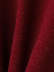 【ふわもち】Vネックニット≪洗濯機で洗える≫