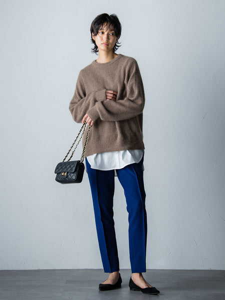 ラクーンブレンドニットプルオーバー