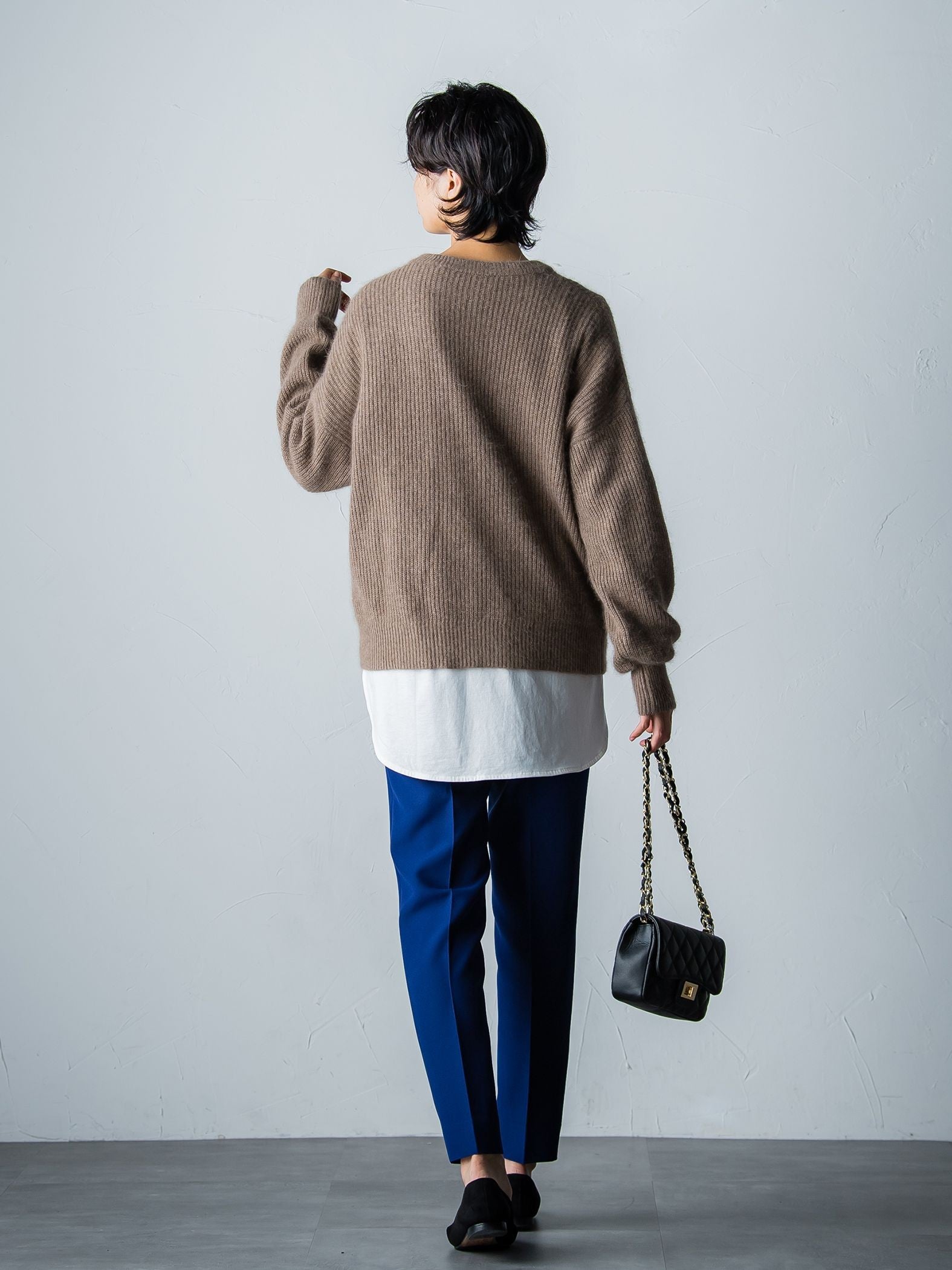 ラクーンブレンドニットプルオーバー