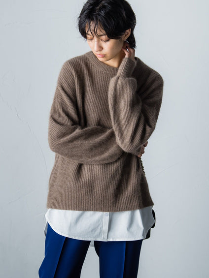 ラクーンブレンドニットプルオーバー