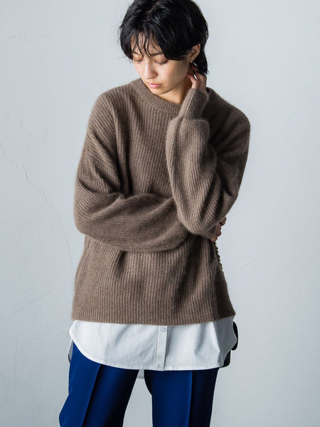 ラクーンブレンドニットプルオーバー