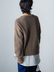 ラクーンブレンドニットプルオーバー