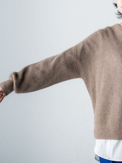 ラクーンブレンドニットプルオーバー