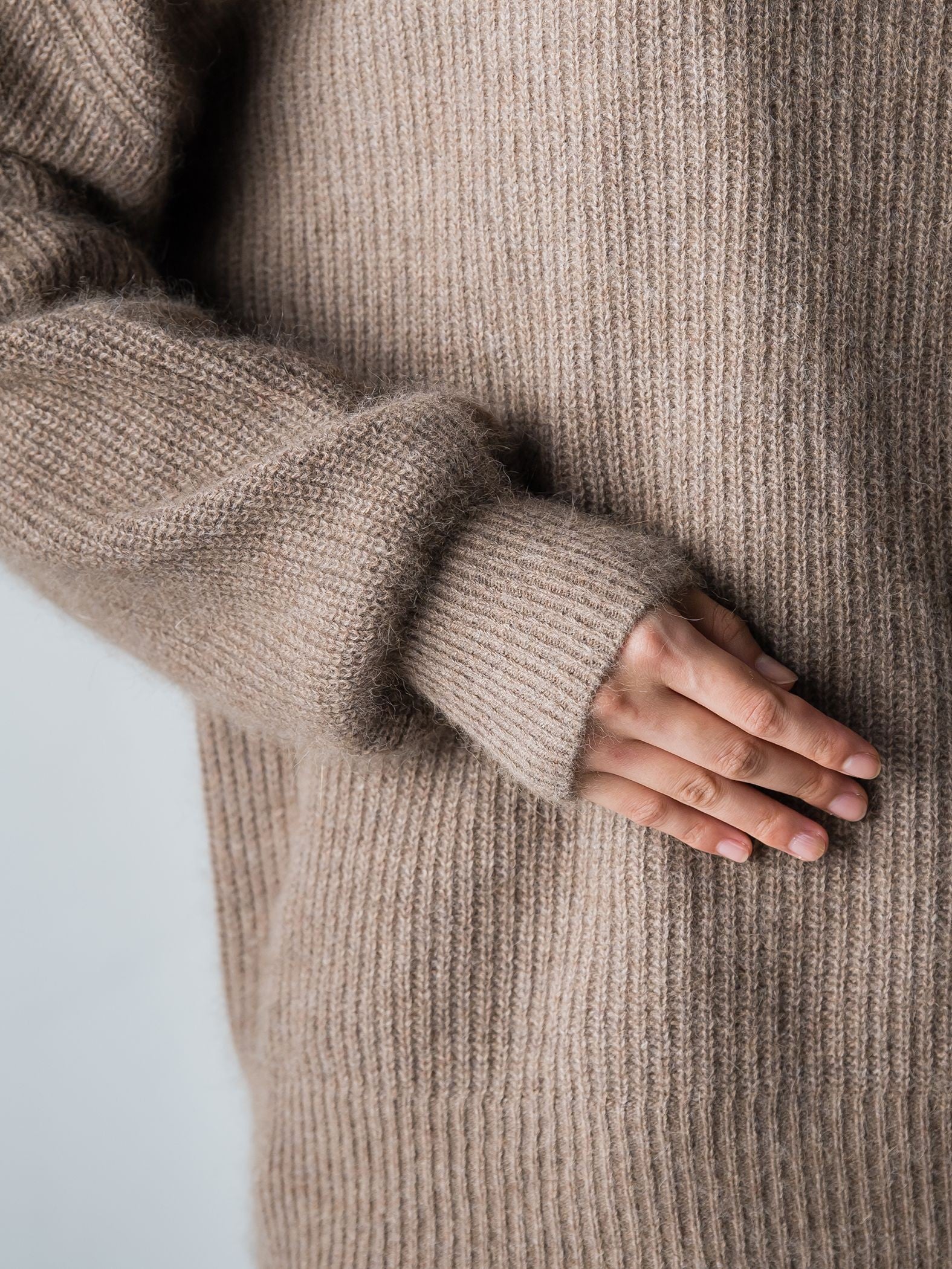 ラクーンブレンドニットプルオーバー