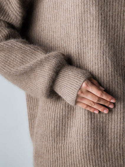 ラクーンブレンドニットプルオーバー