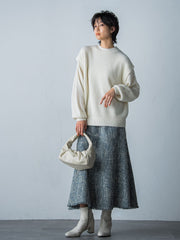 ラクーンブレンドニットプルオーバー