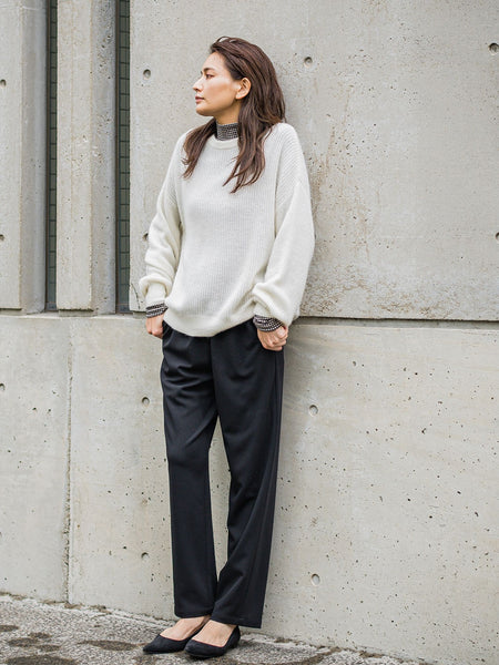 ラクーンブレンドニットプルオーバー