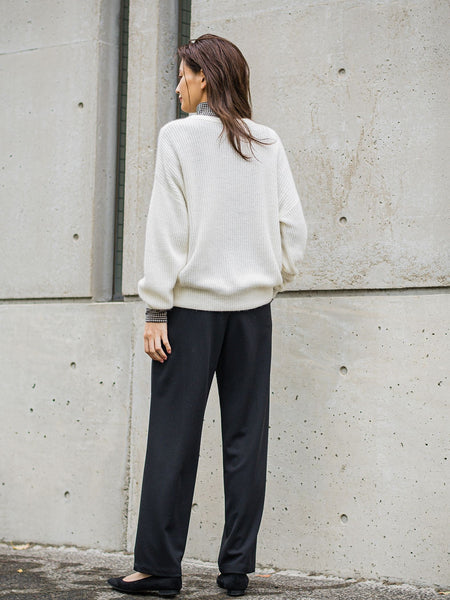 ラクーンブレンドニットプルオーバー