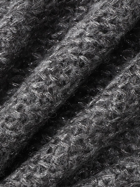 【WEB限定】モヘヤラメVネックショートプルオーバー≪手洗い可能≫