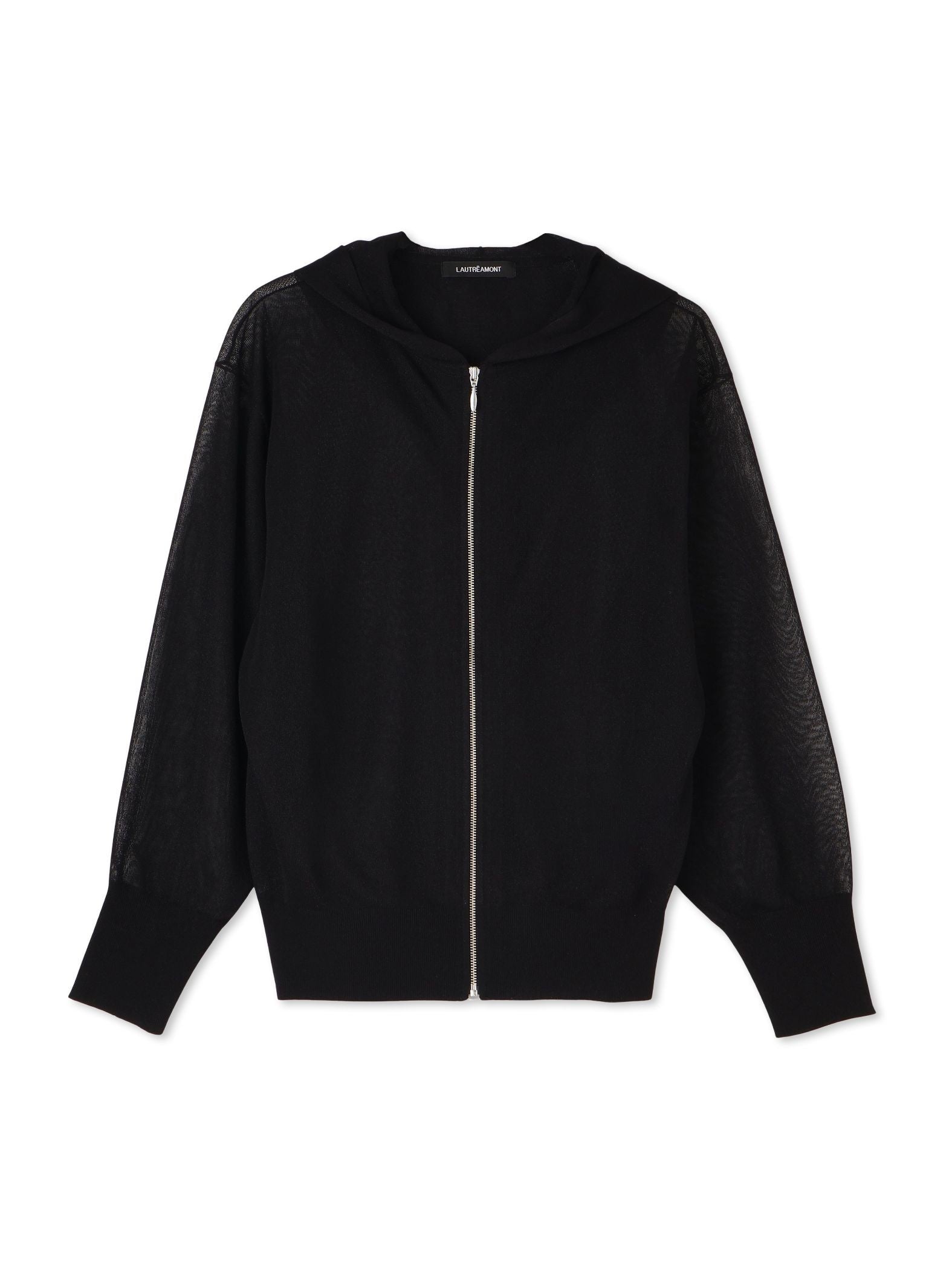 【一部店舗限定販売】シアーニットジップパーカー≪手洗い可能≫