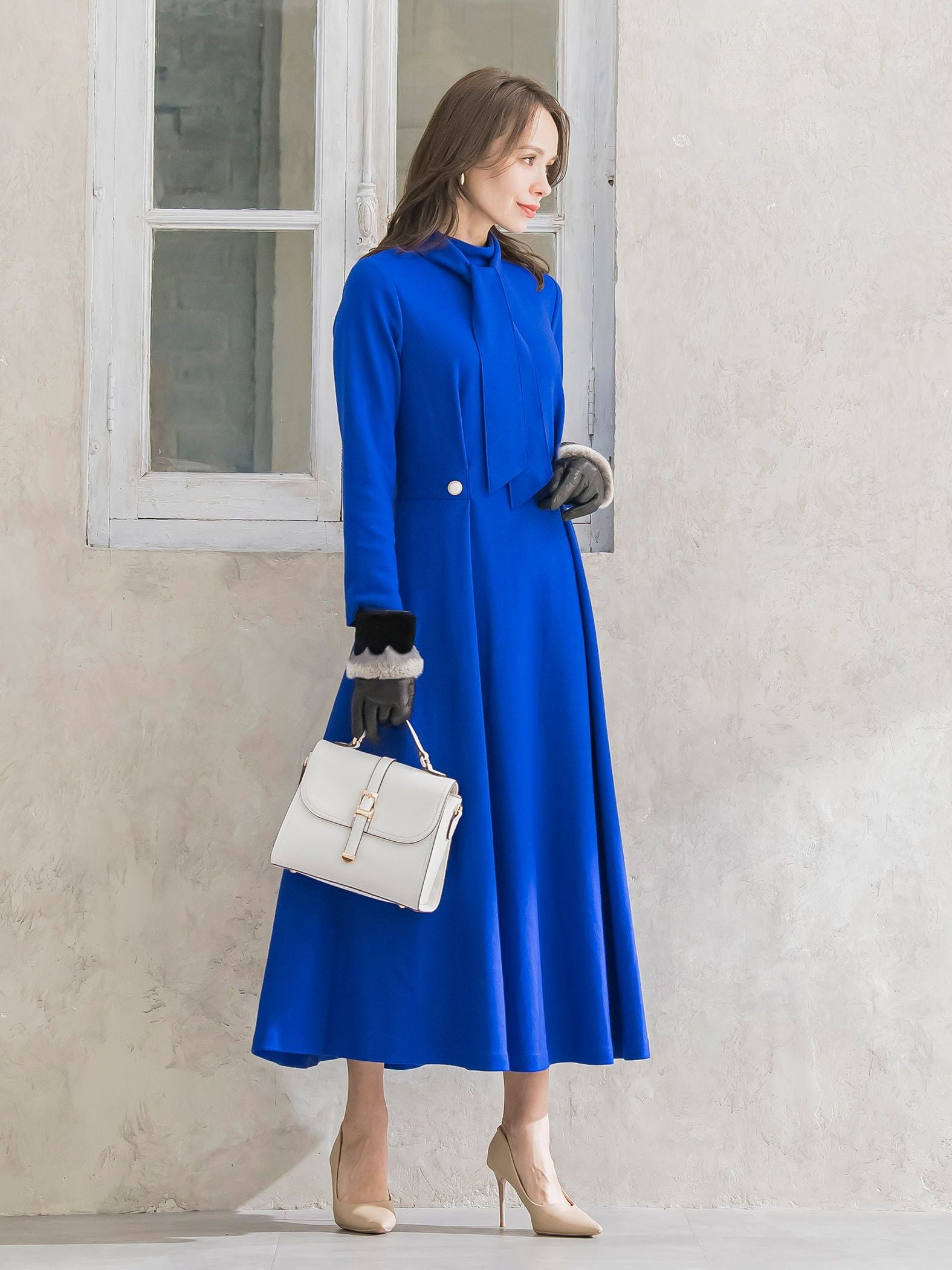 ルミナリー圧縮スムースワンピース