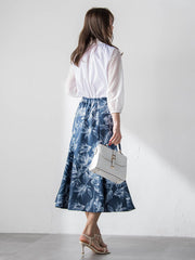 サイドリボンカットソー