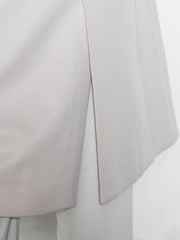 ライトジャージメルトンスタンドカラーロングコート