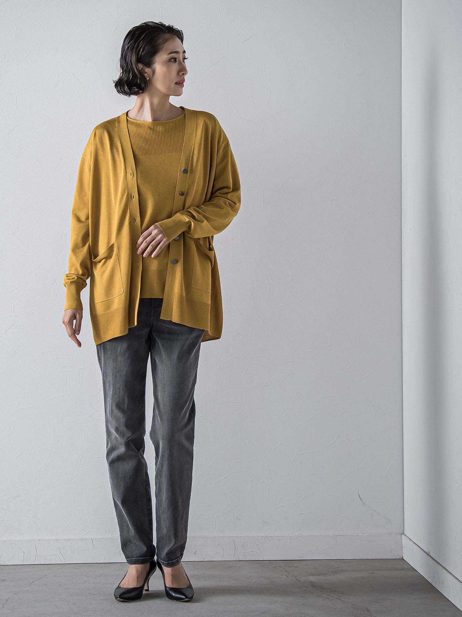 【極】SARIニットプルオーバー≪手洗い可能≫