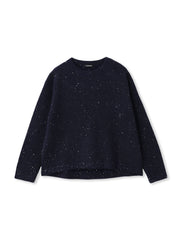 スパンコールクルーネックニット≪洗える≫