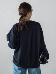 両面起毛T/Rブラウス