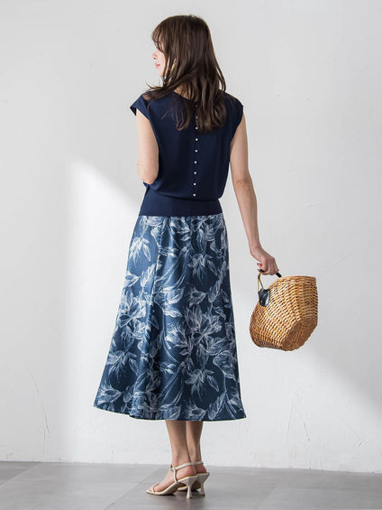 LUCINDA前後2wayパールニット