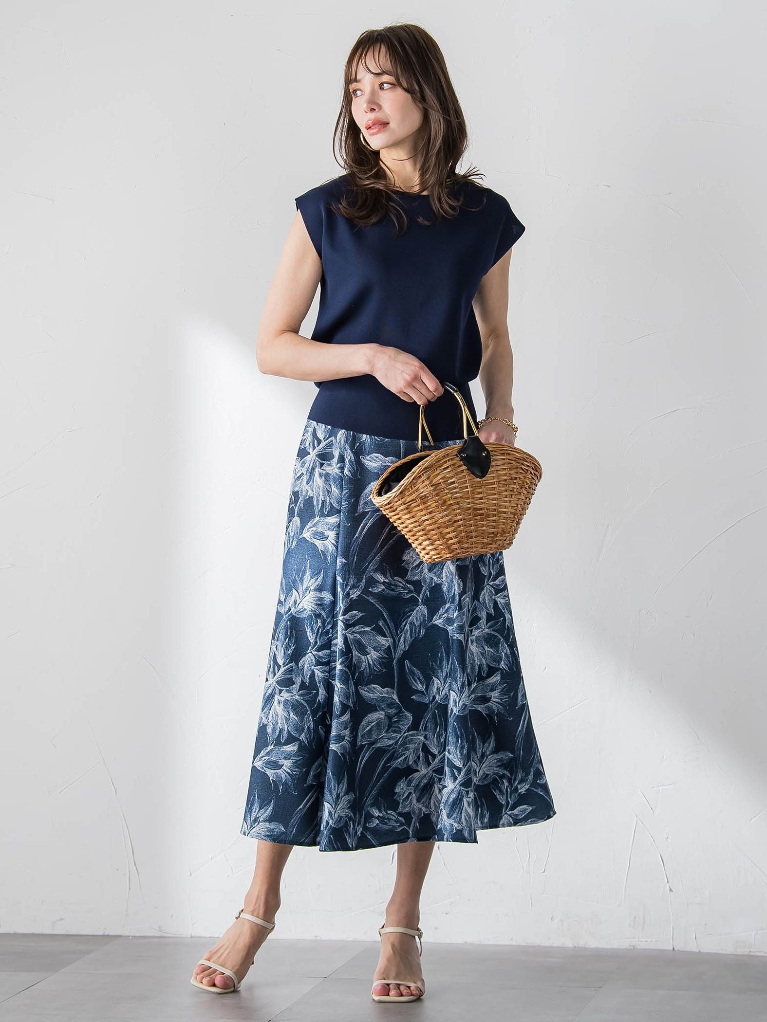 LUCINDA前後2wayパールニット