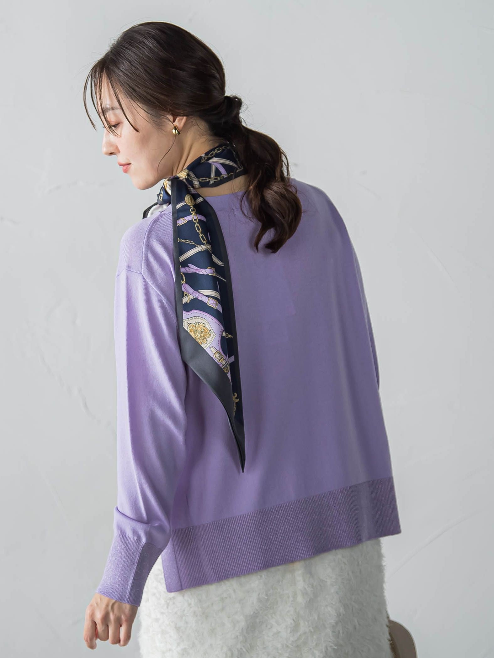 ANGELINAリブスリーブニット≪WEB限定11号/洗える≫