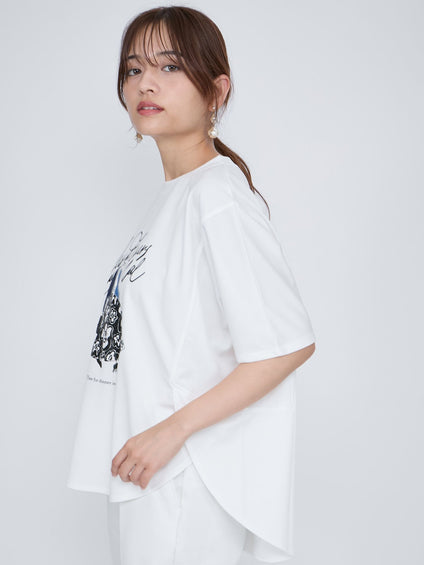 ドールモチーフプロントTシャツ≪手洗い可能≫