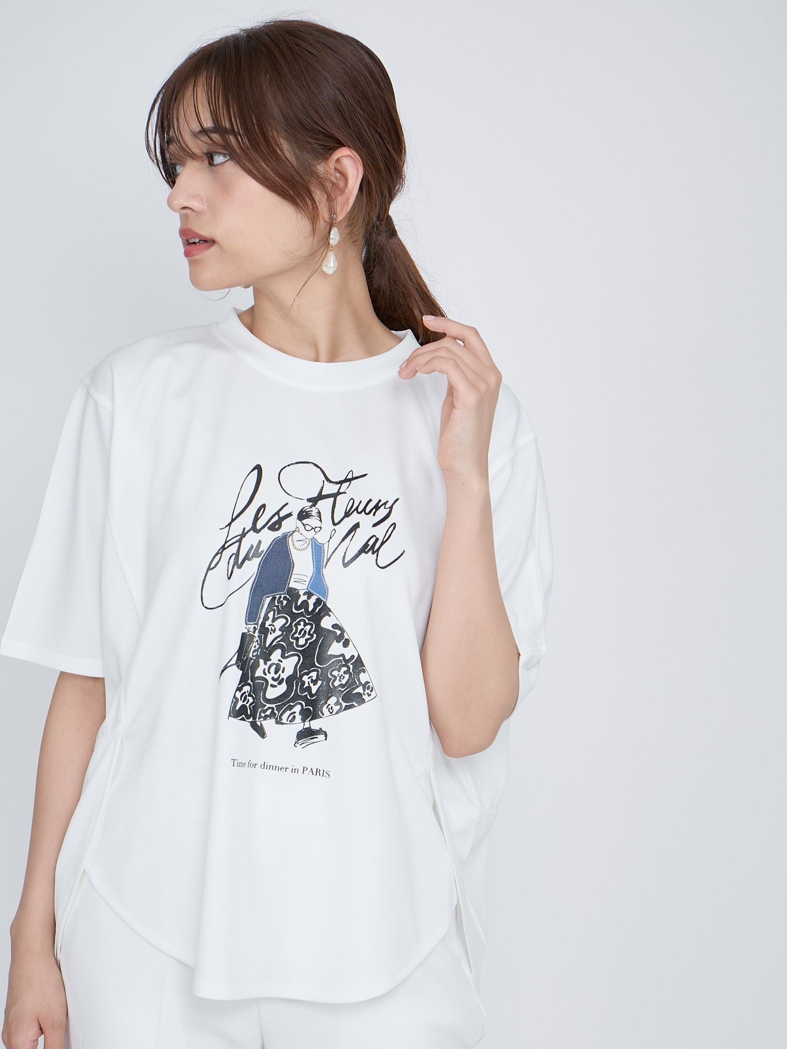 Tシャツ・カットソー COURREGES Women Tunic Tops 125JDE118JS01940001 WHITE 楽天市場】クレージュ tシャツ（トップス｜レディース