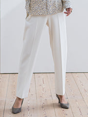 【大きいサイズ】ピクシエスタストレートパンツ≪洗濯機で洗える≫