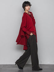 【楽・美・軽】イージーワイドパンツ≪手洗い可能≫