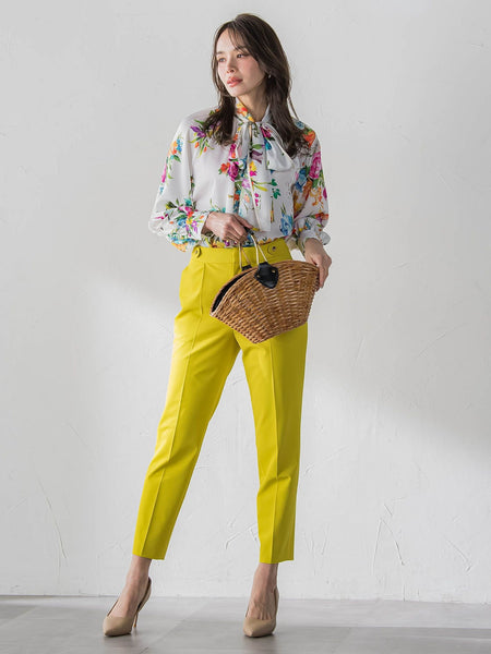 ビッグフラワーブーケブラウス