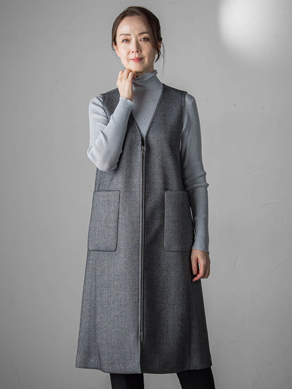 【大きいサイズ】ラメリブタートルニット