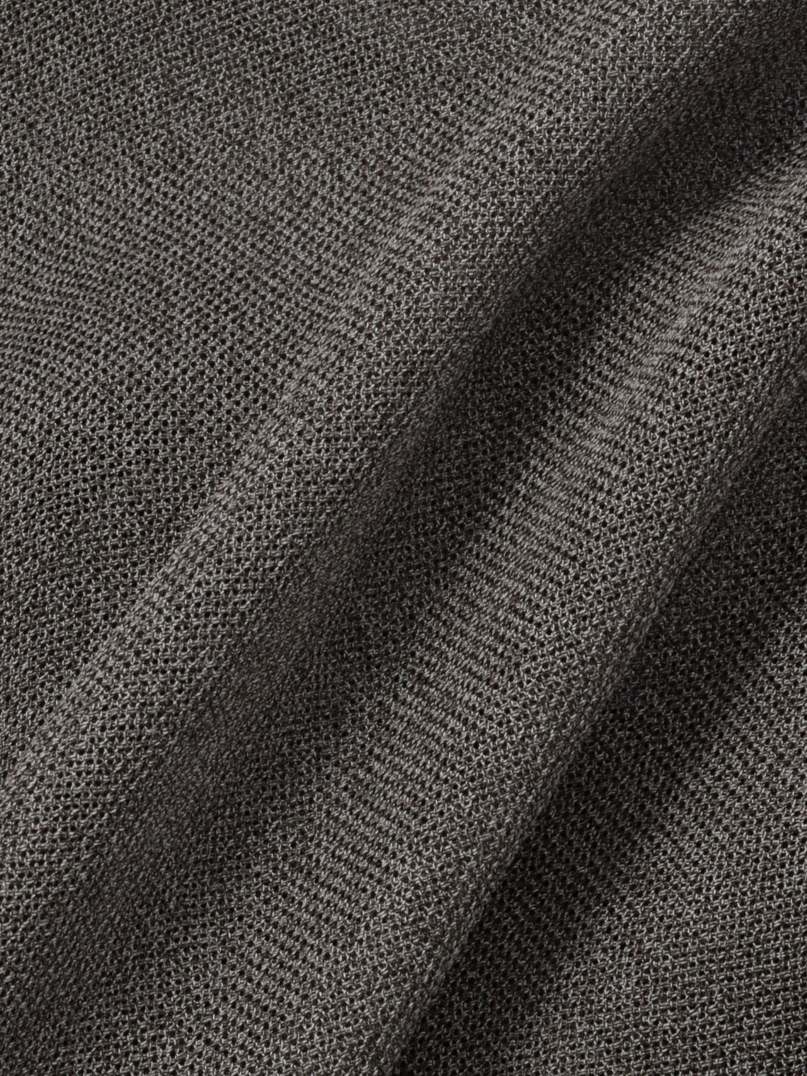 グリッディメッシュノーカラージャケット