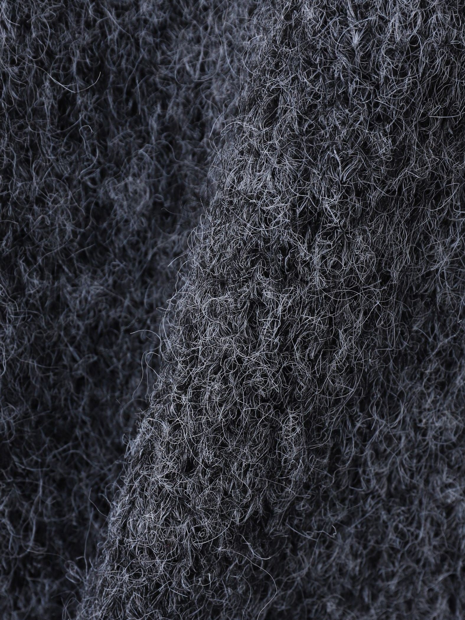 フラッフィークルーネックニット≪手洗い可能≫