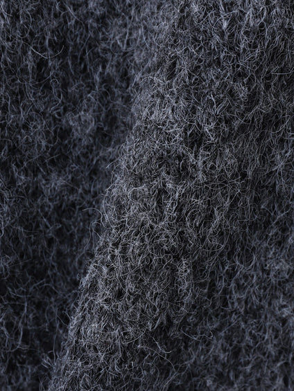 フラッフィークルーネックニット≪手洗い可能≫